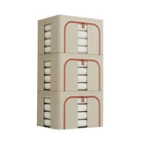 Clothing & Wardrobe Storage: CARLA HOME 3 pack Large Clothes Storage Bins with Lids for Clothing, Bedding, Blankets, Toys (66L capacity - Beige)
