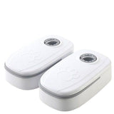 Cat Bowls, Feeders & Waterers: CARLA HOME 2 Meal Automatic Pet Feeder with Timer for Cat & Dog Wet & Dry Food (Dual Bowl 700ML)
