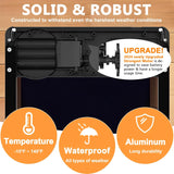 Fence & Gate Accessories: CARLA HOME Automatic Chicken Coop Door Opener with Timer Control, Anti-Pinch Protection, LCD Display & Battery Powered for Backyard Chickens