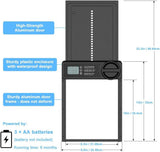 Fence & Gate Accessories: CARLA HOME Automatic Chicken Coop Door Opener with Timer Control, Anti-Pinch Protection, LCD Display & Battery Powered for Backyard Chickens