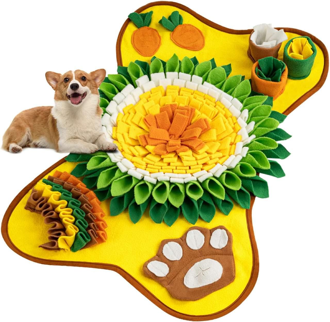 Dog Toys: CARLA HOME Snuffle Interactive Feeding Mat Toy for Dogs & Pets