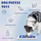 Dog Bowls, Feeders & Waterers: CARLA HOME Interactive Dog Puzzle Toy Slow Feeder Treat Dispenser for Dogs & Cats