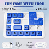 Dog Bowls, Feeders & Waterers: CARLA HOME Interactive Dog Puzzle Toy Slow Feeder Treat Dispenser for Dogs & Cats