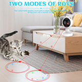 Cat Toys: CARLA HOME Interactive Laser Toy for Cats with Adjustable Angle, USB Rechargeable & 2 Speed Modes