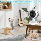 Cat Toys: CARLA HOME Interactive Laser Toy for Cats with Adjustable Angle, USB Rechargeable & 2 Speed Modes