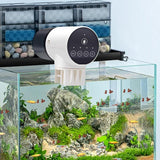 Fish Food: CARLA HOME Automatic Fish Feeder with Timer, Moistureproof Dispenser & Rechargeable Feeding for Aquarium or Tank