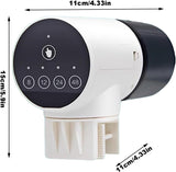 Fish Food: CARLA HOME Automatic Fish Feeder with Timer, Moistureproof Dispenser & Rechargeable Feeding for Aquarium or Tank