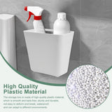 Storage Cabinets: CARLA HOME 4-Pack Self-Adhesive Wall Storage Box for Cabinet Doors, Kitchen, Bathroom & Office