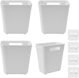 Storage Cabinets: CARLA HOME 4-Pack Self-Adhesive Wall Storage Box for Cabinet Doors, Kitchen, Bathroom & Office