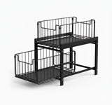 Bathroom Cabinets, Cupboards & Storage: CARLA HOME 2 Tier Sliding Cabinet Organizer Drawer Storage Rack for Kitchen or Bathroom