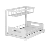 Tap & Sink Accessories: CARLA HOME 2 pack Under Sink Organiser with Sliding Drawers & 2 tier for Kitchen & Bathroom