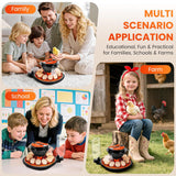 Humidifiers: CARLA HOME 12 Egg Incubator with Automatic Turning, LED Display, Humidity & Temperature Control, Auto Water System & Built-in Egg Candler for Chicken, Duck, Quail, Goose