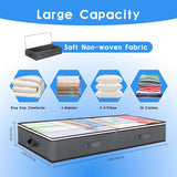 Outdoor Storage Boxes: CARLA HOME 8 Pack Underbed Storage Bins with 90L Large Capacity Storage Containers for Comforters, Linen, Pillows, Toys, Towels, Blankets
