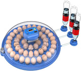 Humidifiers: CARLA HOME 52 Egg Incubator with Automatic Turning, LED Display, Humidity & Temperature Control, Auto Water System & Built-in Egg Candler for Chicken, Duck, Quail, Goose