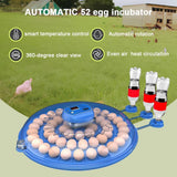 Humidifiers: CARLA HOME 52 Egg Incubator with Automatic Turning, LED Display, Humidity & Temperature Control, Auto Water System & Built-in Egg Candler for Chicken, Duck, Quail, Goose