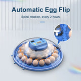 Humidifiers: CARLA HOME 52 Egg Incubator with Automatic Turning, LED Display, Humidity & Temperature Control, Auto Water System & Built-in Egg Candler for Chicken, Duck, Quail, Goose