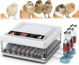 Humidifiers: CARLA HOME 70 Egg Incubator with Automatic Turning, LED Display, Humidity & Temperature Control, Auto Water System & Built-in Egg Candler for Chicken, Duck, Quail, Goose