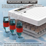 Humidifiers: CARLA HOME 70 Egg Incubator with Automatic Turning, LED Display, Humidity & Temperature Control, Auto Water System & Built-in Egg Candler for Chicken, Duck, Quail, Goose