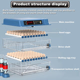Humidifiers: CARLA HOME 128 Egg Incubator with Automatic Turning, LED Display, Humidity & Temperature Control, Auto Water System & Built-in Egg Candler for Chicken, Duck, Quail, Goose