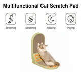 Cat Scratching Posts: CARLA HOME Vertical Cat Scratching Board with Durable Cardboard for Indoor Cats