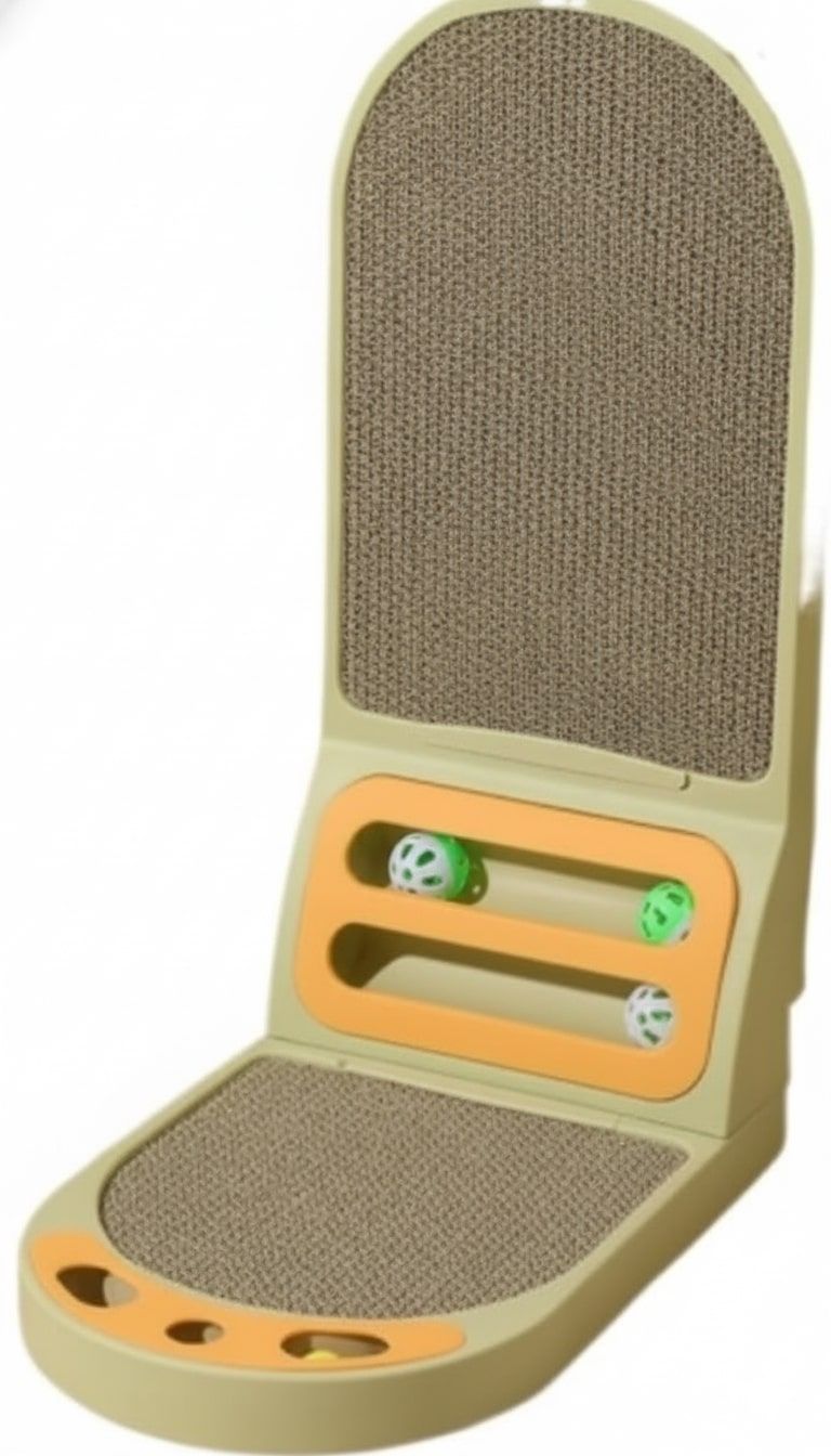 Cat Scratching Posts: CARLA HOME Vertical Cat Scratching Board with Durable Cardboard for Indoor Cats