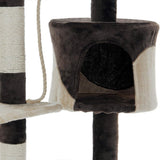 Cat Scratching Posts: CARLA HOME 140cm Cat Tree for Indoor Cats with Plush Perch, Sisal Scratching Posts & Condo for Kittens & Adult Cats (Beige)