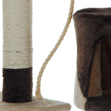 Cat Scratching Posts: CARLA HOME 140cm Cat Tree for Indoor Cats with Plush Perch, Sisal Scratching Posts & Condo for Kittens & Adult Cats (Beige)