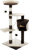 Cat Scratching Posts: CARLA HOME 140cm Cat Tree for Indoor Cats with Plush Perch, Sisal Scratching Posts & Condo for Kittens & Adult Cats (Beige)