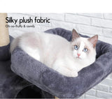 Artificial Trees: CARLA HOME 180cm Cat Tree Tower for Indoor Cats with Plush Perches, Dual Condos, Natural Sisal Scratching Posts & Ramps for Kittens & Adult Cats (Grey)