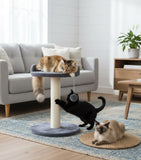 Cat Scratching Posts: CARLA HOME Cat Tree Tower for Indoor Cats with Plush Perch, Sisal Scratching Post & Hanging Ball Toy for Kittens or Small Breeds