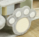 Cat Scratching Posts: CARLA HOME Large Cat Tree Tower for Indoor Cats with Plush Perch, Cat Condo, Natural Sisal Scratching Posts, Hanging Ball & Paw Scratcher