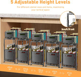 Tap & Sink Accessories: CARLA HOME 2-Tier Under Sink Organizer with Sliding Drawers & Height Adjustable for Kitchen Bathroom Cabinet Organization