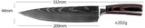 Kitchen Knives: Professional Chef's Knives for Kitchen and Restaurants (20 cm)