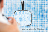 Makeup Mirrors: Extra Large Black Handheld Mirror with Handle (31,5 x 23 cm)