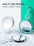 Makeup Mirrors: Double-Sided 1X/20X Magnifying Foldable Makeup Mirror for Handheld, Table and Travel Usage
