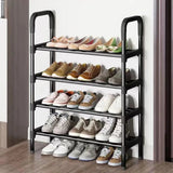 Kitchen & Bathroom DIY: 4-Layer Multi-Function Shoe Rack Space Saver