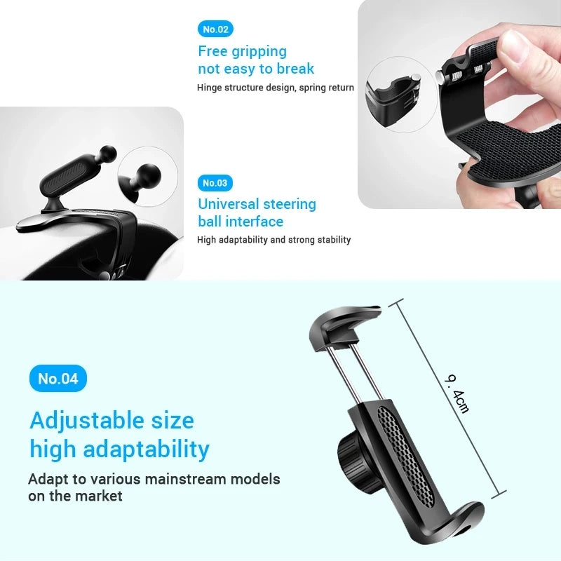 Automotive Repair & Speciality Tools: Ford Car Phone Holder for Focus Fiesta Mustang