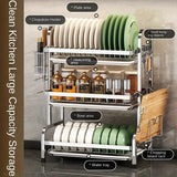 Disposable Cutlery: Compact Rust-Proof Dish Drying Rack Set
