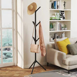 Clothing & Wardrobe Storage: Floor-to-Floor Clothes and Hats Rack Holder