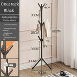 Clothing & Wardrobe Storage: Floor-to-Floor Clothes and Hats Rack Holder