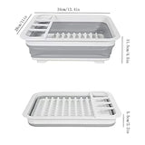 Kitchen & Bathroom DIY: Foldable Kitchen Dish Rack Storage Tray