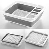 Kitchen & Bathroom DIY: Foldable Kitchen Dish Rack Storage Tray