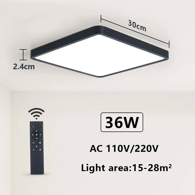 Coloured Lights: Smart LED Ceiling Lamp Voice Control Alexa