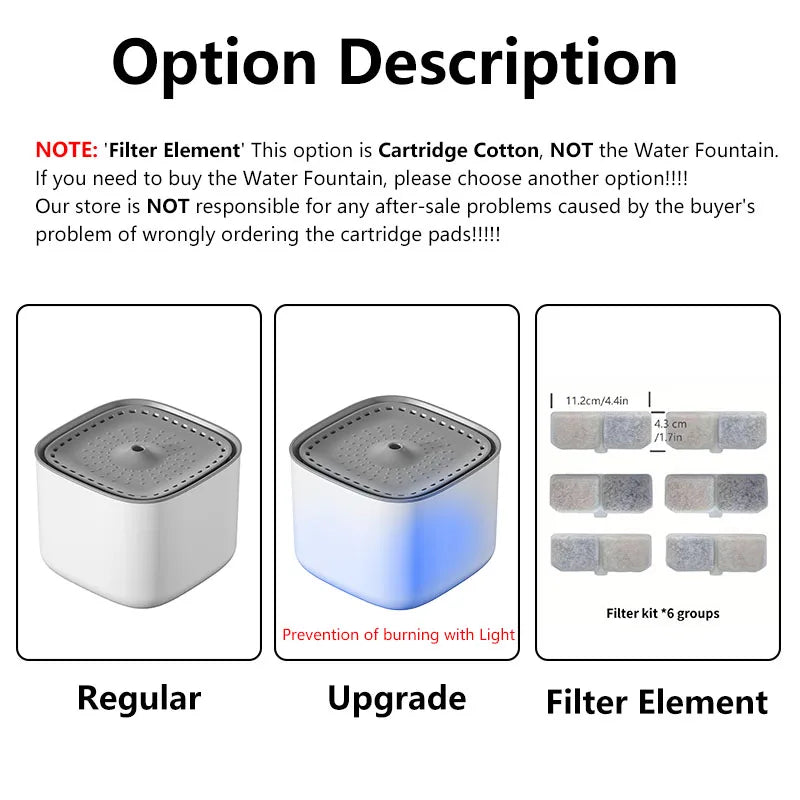 Shower Accessories: 3L Cat Water Fountain Large Filter USB