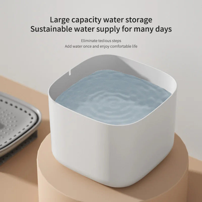 Shower Accessories: 3L Cat Water Fountain Large Filter USB