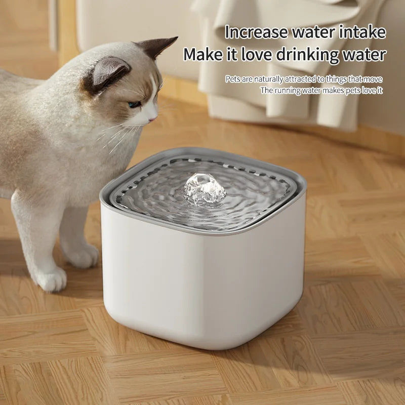 Shower Accessories: 3L Cat Water Fountain Large Filter USB