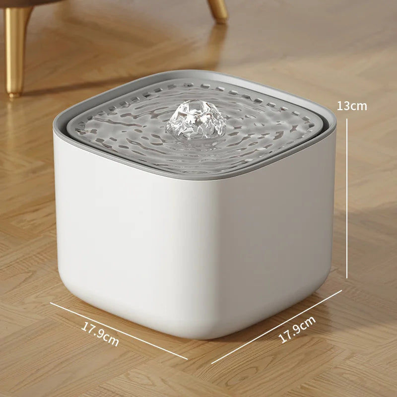 Shower Accessories: 3L Cat Water Fountain Large Filter USB