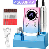 Hand Tools: Professional 45000RPM Electric Nail Drill Kit