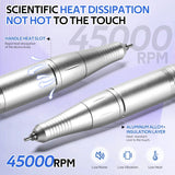 Hand Tools: Professional 45000RPM Electric Nail Drill Kit