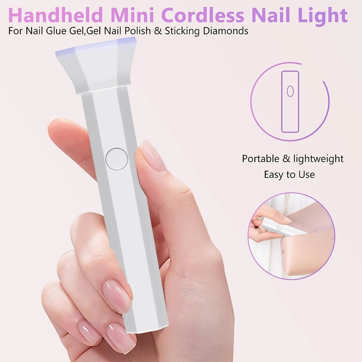 Nail Care: UV LED Nail Dryer Lamp for Quick Gel Curing